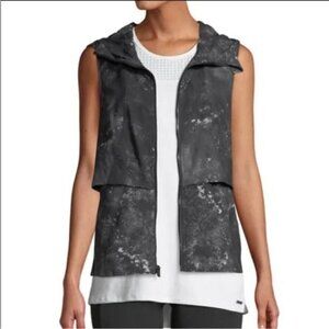 Nanette Lepore Activewear Sleeveless Hooded Vest Women's XL